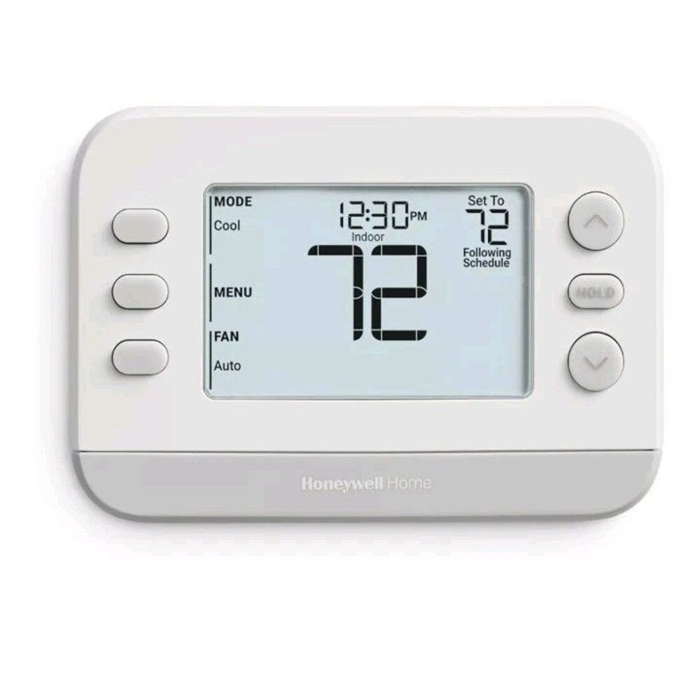 X2P Programmable Thermostat, Single-Stage, 1-Heat/1-Cool, Flexible Schedule